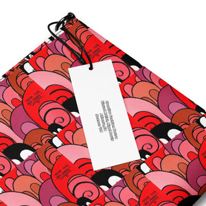 Bank Bags Red MultiPrint