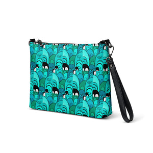 Bank Bags Turquoise MultiPrint