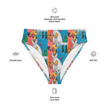 Load image into Gallery viewer, Recycled high-waisted bikini bottom
